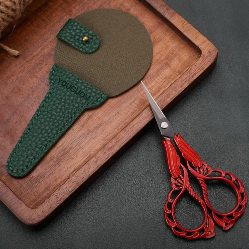 Miniatura 3 de YOUGUOM Tijeras pequeñas para bordar, tijeras de costura para manualidades, tijeras de punta afilada para costura, roscado, manualidades