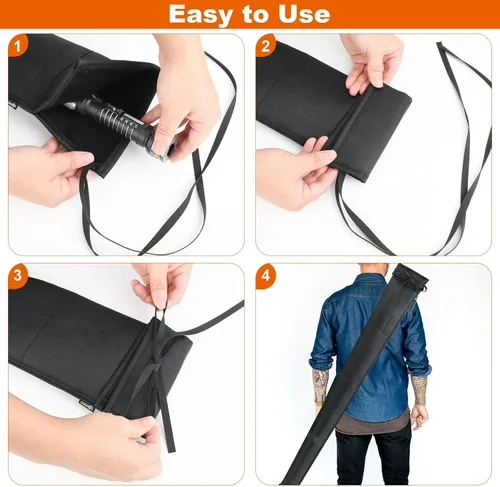 Miniatura 5 de Cosmos Lightsaber Carrying Bag Light Saber Storage Bag with Adjustable Shoulder Strap, Portable Lightsaber Sheath Shoulder Bag Lightsaber Carrying