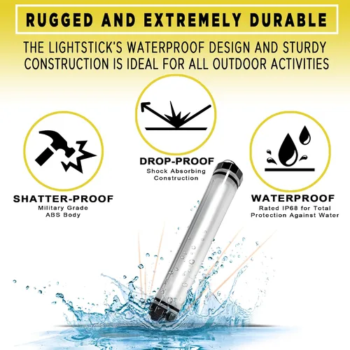 Miniatura 4 de SunJack LightStick Camplight - Linterna LED recargable impermeable y banco de energía Linterna de camping portátil para senderismo, mochilero