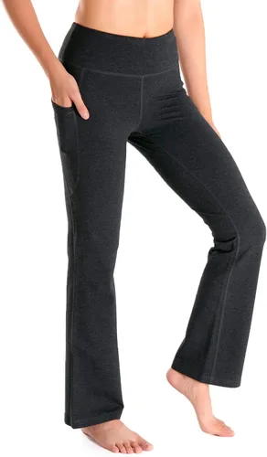 Miniatura 15 de Yogipace - Pantalones de yoga con bolsillos laterales para mujer, de 25/27/29/31/33/35/37 pulgadas, para descansar y para entrenamiento