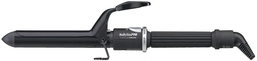 BaByliss Pro Rizador de resorte de cerámica porcelana profesional para múltiples tipos de cabello, alcanza 430 grados para rizos sueltos y duraderos