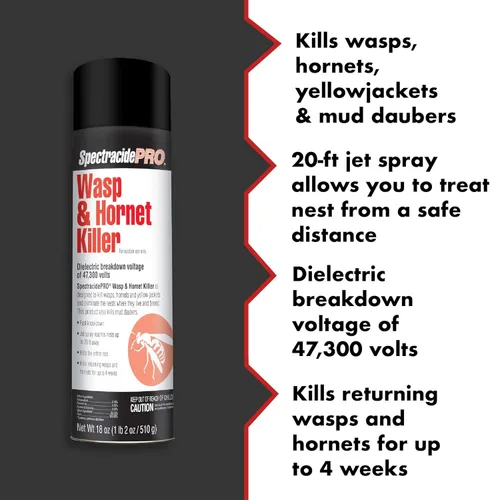 Miniatura 2 de Spectracide PRO Wasp& Hornet Killer 18oz (paquete de 12)