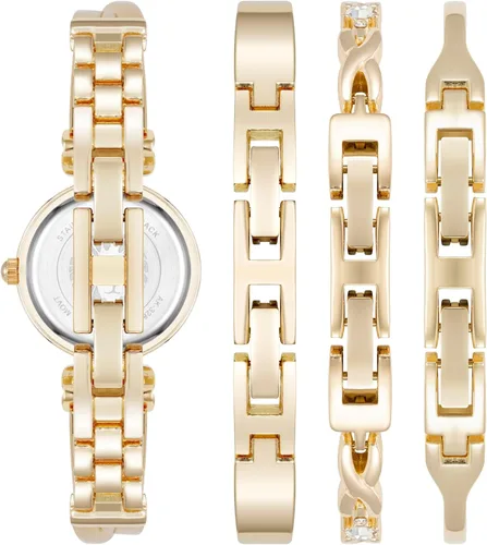 Miniatura 3 de Anne Klein - Juego de reloj de brazalete para mujer y pulsera acentuada con cristales premium