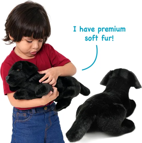 Miniatura 2 de TigerHart Blythe Black Lab - Peluche de 12 pulgadas