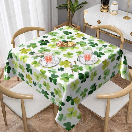 Miniatura 18 de BETGINY 4th of July Tablecloth Square 60x60 Inch,White Red Blue Patriotic Stars Table Cloth,Stain Resistance Polyester American Independence Day