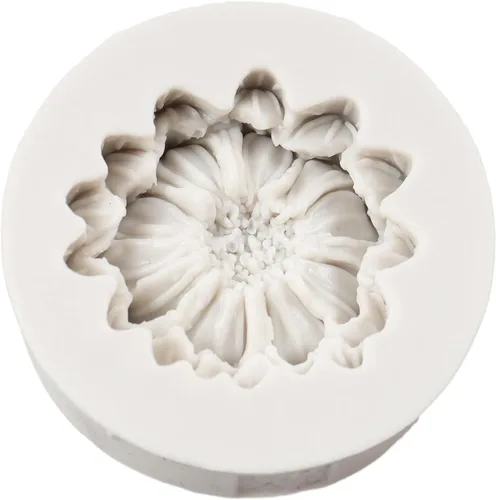 Miniatura 6 de Molde de silicona para fondant de margarita, crisantemo para decoración de pasteles de chocolate, decoración de cupcakes, pasta de goma de arcilla