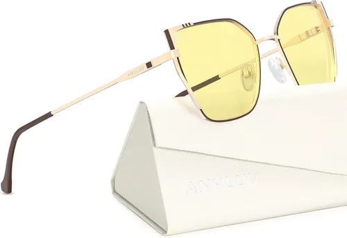 Miniatura 32 de ANYLUV Gafas de luz azul para mujeres y hombres, lentes de bloqueo de luz azul para mujer, anteojos de computadora antifatiga ocular