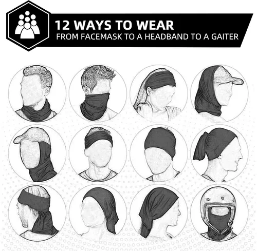 Miniatura 4 de ROCKBROS Polaina refrescante para el cuello, bandana para hombres, polainas de cuello de verano, media cara, bufanda, protección solar UV