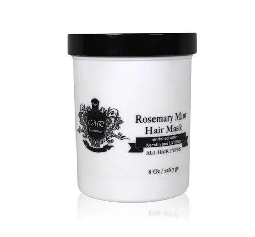 Mascarilla Capilar Romero Menta Enriquecido con: Queratina y Filtro UV - Acondicionamiento Profundo, Hidratación Intensa, Reparación Capilar,