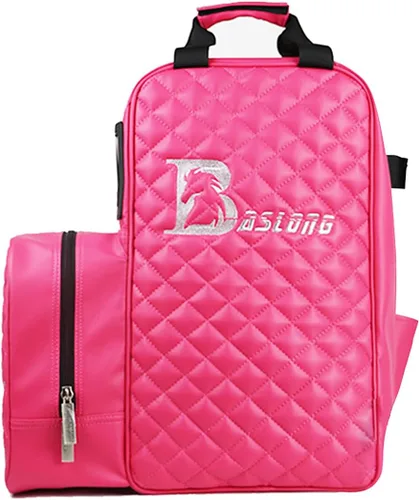 Miniatura 12 de Bolsa ecuestre profesional duradera de piel sintética impermeable para botas de equitación con compartimento para casco y sombrero