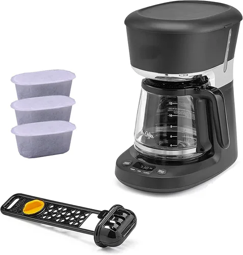 Miniatura 2 de Cartuchos de filtro de agua de repuesto avanzados para cafeteras Mr. Coffee de 12 tazas, fácil de medir y lavar en lavavajillas, sistema