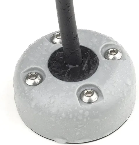 SEAVIEW | Prensaestopas redonda | Precinto de cable impermeable de grado marino para paso de cable | CG20PG - Plástico gris