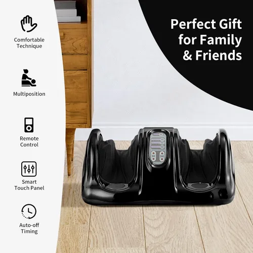 Miniatura 8 de Giantex Shiatsu - Máquina masajeadora de pies para pies, pierna y pantorrilla, tobillo para aliviar el dolor, regalo de spa, masaje de amasamiento