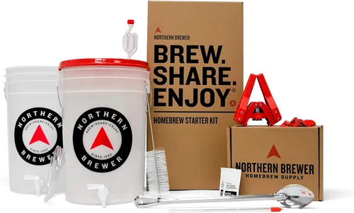 Miniatura 10 de Northern Brewer - Elabora. Comparte. Disfruta. Set de inicio para elaboración de cerveza casera, equipo y receta para lotes de 5 galones