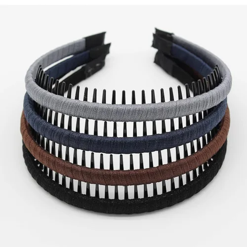 Miniatura 29 de JOBAND Diadema de Aro con Púas Multicolor, Diadema con Peine, Accesorios para el Cabello Suave y Cómodo, Antideslizante para Mujeres/Niñas