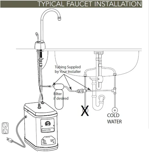 Miniatura 9 de Westbrass Dispensador de agua d271hfp-11 Velosah Contemporáneo tanque caliente, 9," Cobre envejecido)