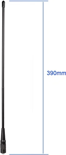 Miniatura 5 de Bingfu Antena de radio de doble banda VHF UHF 136-174MHz 400-470MHz Radio de dos vías Walkie Talkie Antena flexible de látigo SMA hembra para radios