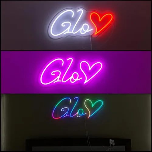 Miniatura 3 de Letreros de neón personalizados, letrero de neón colorido personalizable para decoración de pared, luz de neón LED personalizada con nombre