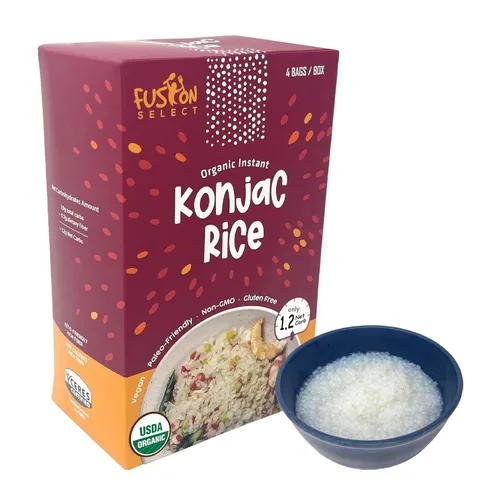 Miniatura 11 de Fusion Select Konjac Noodles Shirataki - Sustituto a base de plantas de pelo de ángel Shirataki, pasta de dieta saludable, rica en fibra, vegano
