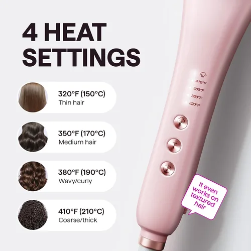 Miniatura 6 de Cepillo Alisador de Cabello con Vapor Pro de Wavytalk, Cepillo Alisador de 3 en 1 con Vapor, Reduce el Daño, Nutre el Cabello y Acelera el Alisado