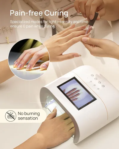 Miniatura 4 de Lámpara de uñas LED UV para uñas de gel – O NAIL AI Smart Precision Scan reduce la exposición a los rayos UV, secador de uñas de 109 LED
