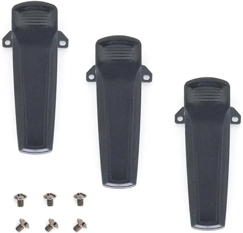 3 unids HYT Hytera radio cinturón clip accesorios cintura espalda con tornillos para PD780 PD700 PD880L PD980 TC700 TC780M PT580H TD560 PD560 PD560