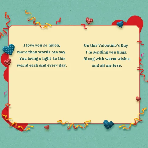 Miniatura 7 de Prime Greetings Tarjeta del día de San Valentín para nieto, hecha en Estados Unidos, ecológica, tarjeta gruesa con sobre de alta calidad de 5 x 7.75
