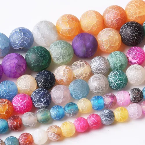 Miniatura 18 de 32 piezas de cuentas de piedra de jade de rodonita roja natural de 12 mm, cuentas sueltas redondas de piedra para fabricación de joyas, energía Jade