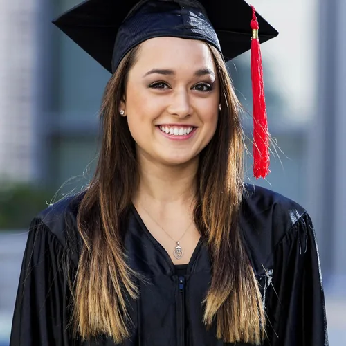 Miniatura 2 de Regalos de graduación de promoción 2021 collar con inicial, chapado en oro blanco de 14 quilates con dije de corazón de circonita cúbica regalos