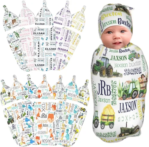 Miniatura 13 de Manta personalizada para bebé y niño con nombre, mantas de bebé personalizadas para niñas y niños con nombre, artículos personalizados para bebés