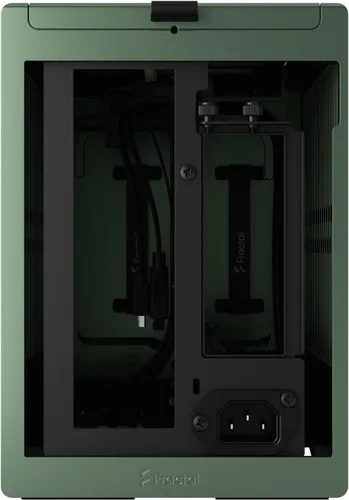 Miniatura 3 de Fractal Design Terra Graphite - Panel frontal de madera de nogal - Factor de forma pequeño - Carcasa para juegos Mini ITX - Cable elevador PCIe 4.0