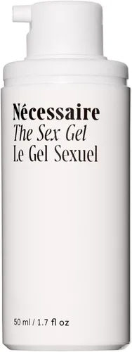 Nécessaire The Sex Gel. Lubricante personal a base de agua. Ácido hialurónico + Ácido láctico. Sin fragancia añadida. No mancha. Seguro para