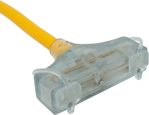 Miniatura 3 de Cable divisor Y de 2 tomas de salida de generador Southwire - Convierte un enchufe único a dobles tomas de salida de 15A - Enchufes moldeados