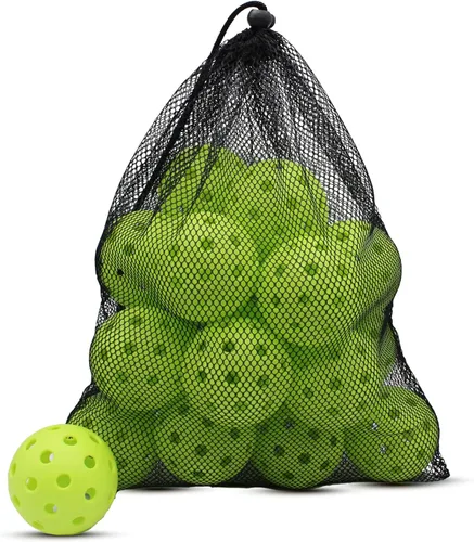 Magicorange Pickleball Balls, 40 Holes Outdoor Pickleballs, High Elasticity & Durable Pickle Balls for All Style Pickleball Paddles Verde