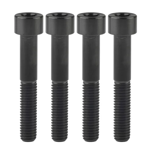 Miniatura 74 de Tornillos de titanio Ti M8 x15 20 25 30 35 40 45 50 60 2.756 in 0.049 in de paso hexagonal Allen Tornillos de cabeza hueca paquete de 4