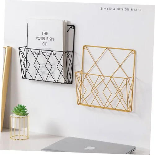 Miniatura 3 de IMIKEYA Estante de libros montado en la pared para apuestas