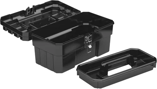 Miniatura 8 de Akro-Mils 09514 ProBox Caja de herramientas de plástico de 14 pulgadas para herramientas, caja de herramientas de almacenamiento para manualidades