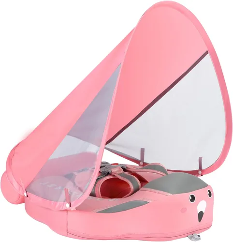 Miniatura 13 de Mambobaby Flotador con toldo mejorado no inflable para bebé, flotador inteligente de Mambo para natación, flotador de natación para bebé, flotador