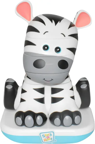 Miniatura 5 de Stack-a-Roos Baby Tiger por Salus Brands - Juguete apilable de animales, juguete educativo de aprendizaje temprano para bebés y niños pequeños, a