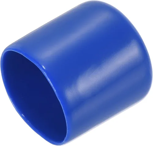 Miniatura 91 de uxcell 25 tapas de goma de 0.787 in de vinilo de identificación redonda tapa tapa de rosca de tornillo protectores negro