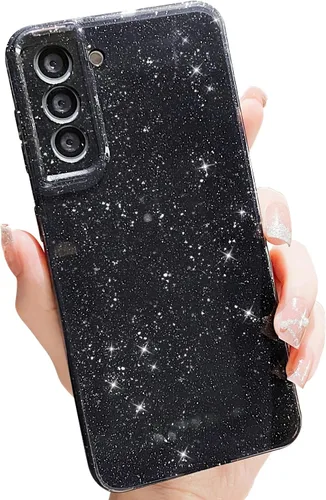 Miniatura 35 de MINSCOSE Compatible con Samsung Galaxy S22 Plus Case, Bonito Color Neón Brillante, con Purpurina Brillante Delgada Resistente a Golpes de Silicona