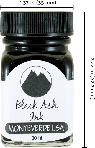 Miniatura 3 de Monteverde USA Tinta con Tecnología ITF, 30 ml Negro Ceniza (G309BA)