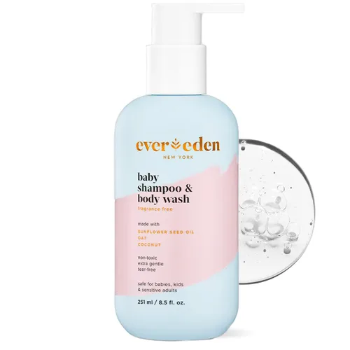 Miniatura 10 de Evereden Mini Kids Shampoo and Conditioner 2 en 1: Melocotón fresco, 1.7 fl oz. Vegano y cuidado suave para niños Champú y acondicionador