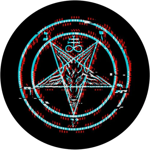 Miniatura 3 de Satanic Pentagram Baphomet Vaporwave - Agarre y soporte para teléfonos y tabletas