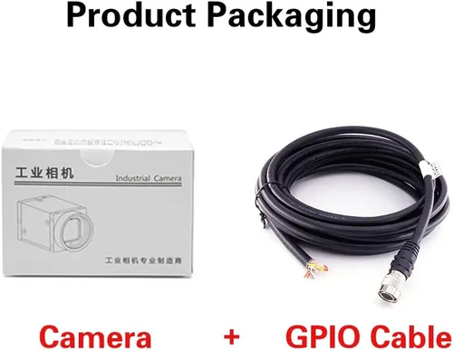 Miniatura 8 de GigE Ethernet 5.0MP 1/2.5 "Color Industrial Cámara Visión Máquina Obturador C-Mouth Área Scan Cámara Sensor 2592X1944 24FPS