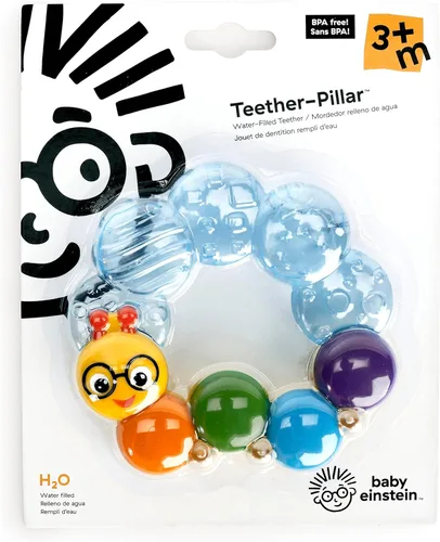 Miniatura 5 de Baby Einstein Teether-Pillar Rattle and Chill - Juguete para dentición, a partir de 3 meses