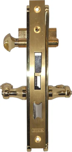 Miniatura 2 de Marks 2750B/3-R - Juego de cerraduras de embutir de línea fina de un solo cilindro para puertas de patio con respaldo de 1 pulgada