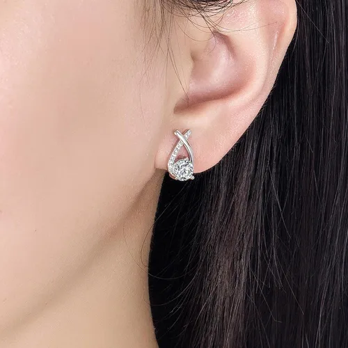 Miniatura 3 de Aretes de drenaje de desintoxicación linfática Aretes de aro huecos de acupresión de actividad linfática con germanio para mujeres en Prime