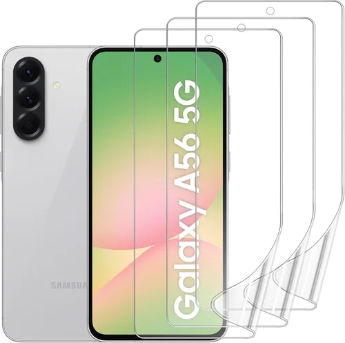 Miniatura 21 de Paquete de 3 protectores de pantalla compatibles con Samsung Galaxy S21 FE 5G de 6.4 pulgadas, película de hidrogel de TPU suave transparente HD