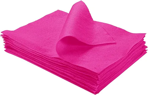 Miniatura 58 de FabricLA Hojas de fieltro acrílico para manualidades, cuadrados de fieltro precortados suaves de 4 x 4 pulgadas (3.9 in x 3.9 in), utiliza hojas
